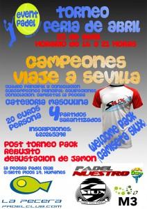 Turnier, das EventPádel in La Pecera organisieren wird