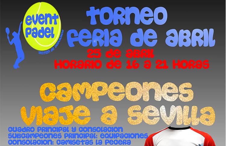 Torneio que o EventPádel irá organizar em La Pecera