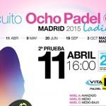 OchoPádel Madrid Ladies Circuit の第 XNUMX ラウンドのポスター