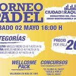 Cartel del Torneo de Padelon en la Ciudad de la Raqueta