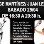 Clínica de Jorge Martínez e Juan Lebrón em La Solana