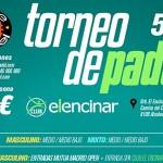 Cartel del Torneo de Time2Pádel en El Encinar