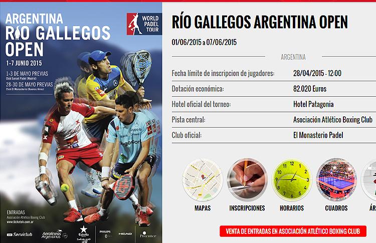Todo listo para el inicio del Río Gallegos-Argentina Open