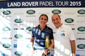 Sergio Scariolo, speler van de Marbella-test van het Land Rover Pádel Tour Circuit