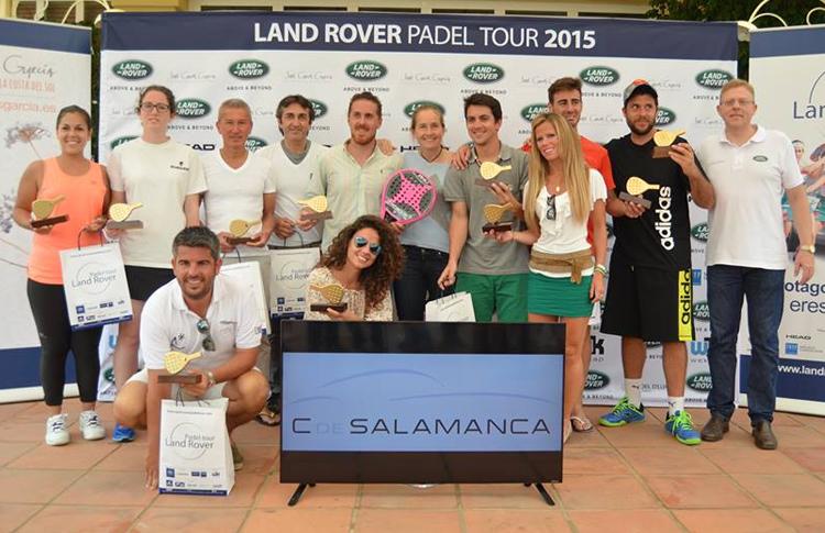 Ganadores de la prueba de Marbella del Circuito Land Rover Pádel Tour