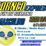 Plakat des Express-Turniers, das in La Solana organisiert wird