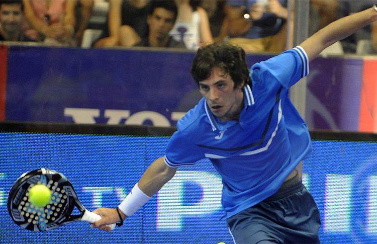 Franco Stupaczuk, in azione al Río Gallegos-Argentina Open