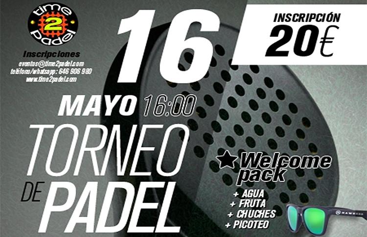 Affisch för San Isidro-turneringen av Time2Pádel