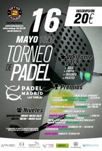 Time2Pádelによるサンイシドロトーナメントのポスター