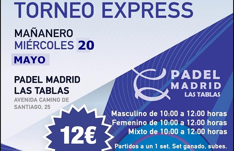 Torneo Expréss de Time2Pádel en Pádel Madrid La Moraleja