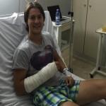 Andoni Bardasco, operado con éxito de su lesión en la muñeca derecha