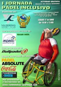 Cartel del Torneo Inclusivo organizado por ASPADO
