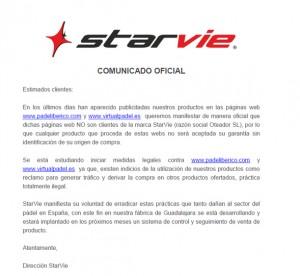 Star Vie press release against unauthorized sales channels