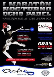 Cartel del Torneo Nocturno de OchoPádel