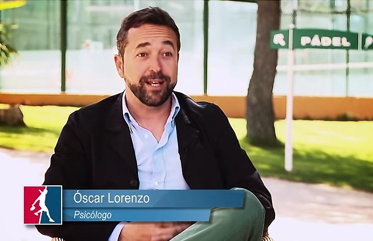 Óscar Lorenzo, psicólogo esportivo de referência no mundo do padel