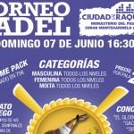 Manifesto del Torneo di Padelon a Ciudad de la Raqueta