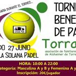 Cartel del Torneo Benéfico que se jugará en La Solana
