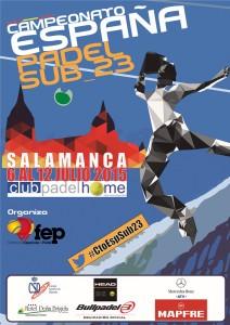 Plakat der spanischen Meisterschaft Sub'23