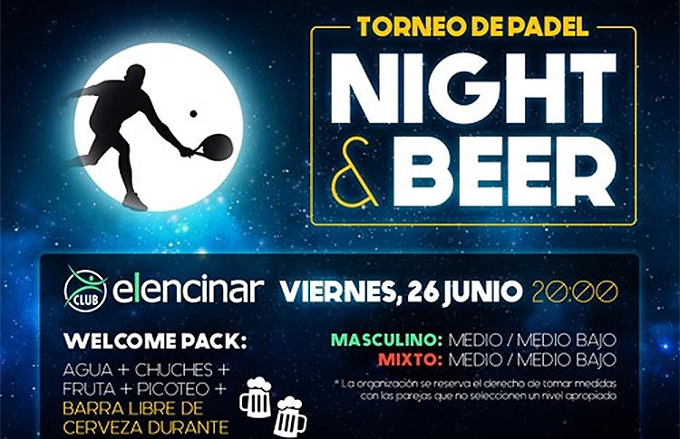 Affisch för Time2Pádel Night Tournament i El Encinar