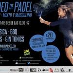 ポスエロ パデル クラブで開催された A Tope Padel トーナメントのポスター
