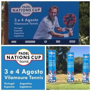 Affiche des Nations Padel Cup par Barral