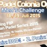 Cartel del Torneo que se jugará en Colonia (Alemania), con el respaldo de la FIP