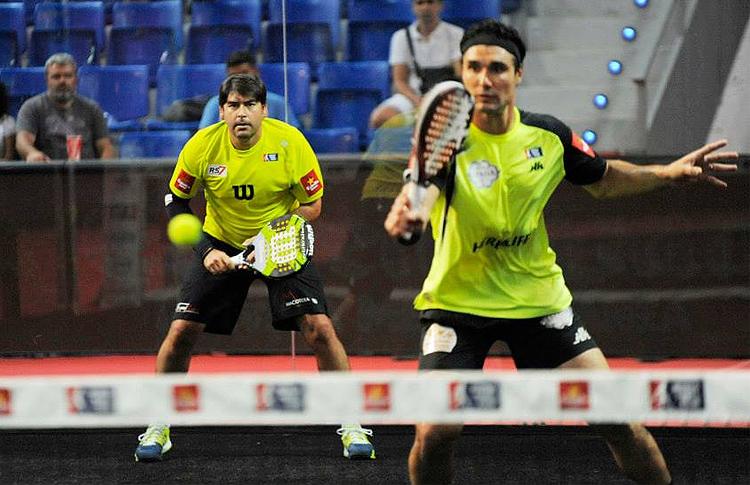 Cristian Gutiérrez-Agustín Gómez Silingo, in azione a Estrella Damm Palma de Mallorca Open