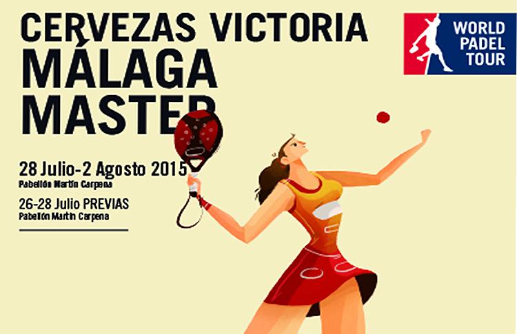 Plakat der Biere Victoria Málaga Máster