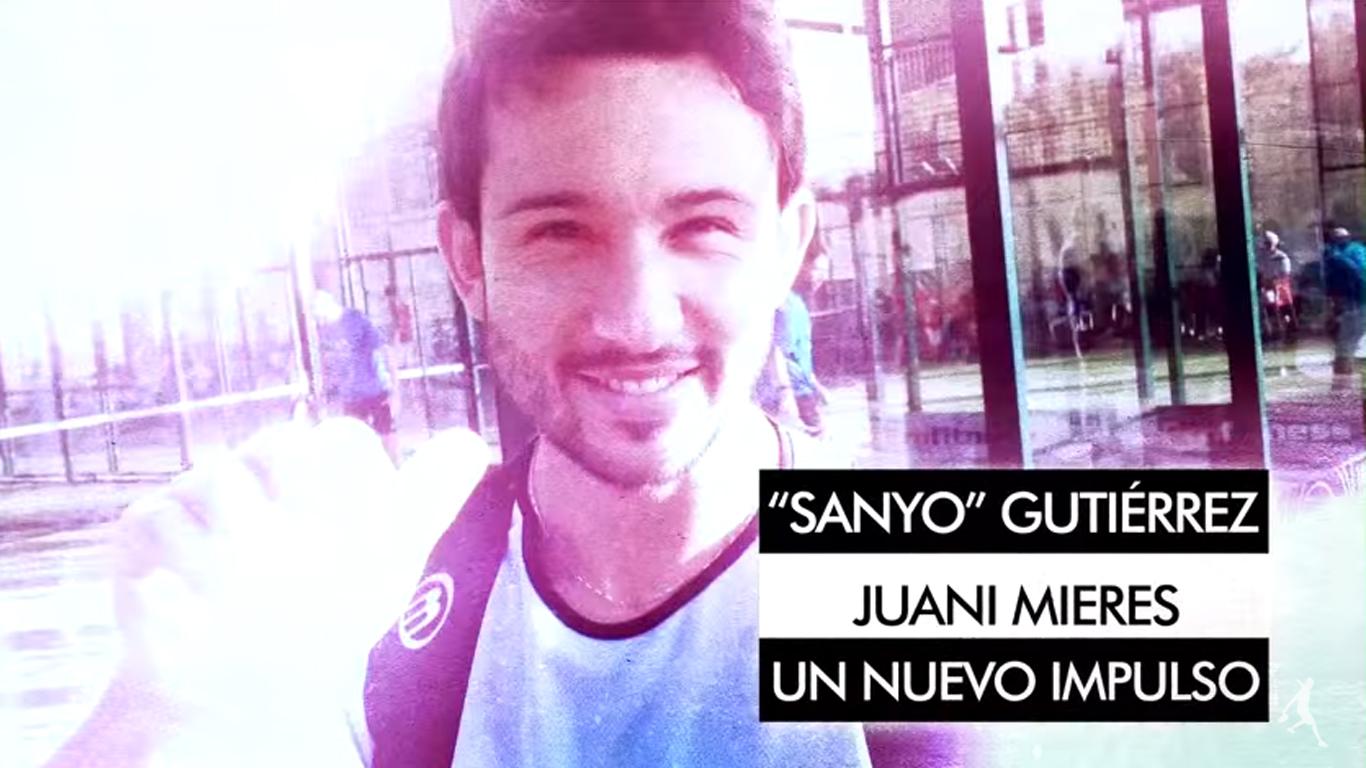 Sanyo Gutiérrez, aufgeregt über den Beginn seiner neuen Herausforderung mit Juani Mieres