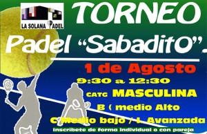 Cartel del Torneo 'Sabadito' de La Solana