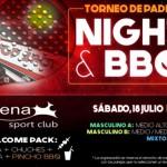 Cartel del Torneo de Time2Padel en Arena Sport Club