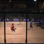 Cuando el pádel se convierte en pura magia... Uno de esos puntos de locos