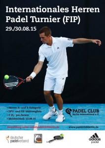 Cartel de las Internationales Herren Padel Turnier