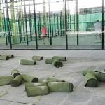 Cambio de césped en las pistas de Golf Canal