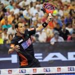 La Nucía vivirá el tercer cara a cara entre Bela y Juan en una gran final Juan Martín Díaz, en acción en el Estrella Damm La Nucía Open