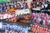 Collage van de Spaanse nationale teams in de World Cups voor minderjarigen