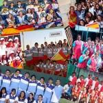 Collage der spanischen Auswahl in den Welten der Minderjährigen