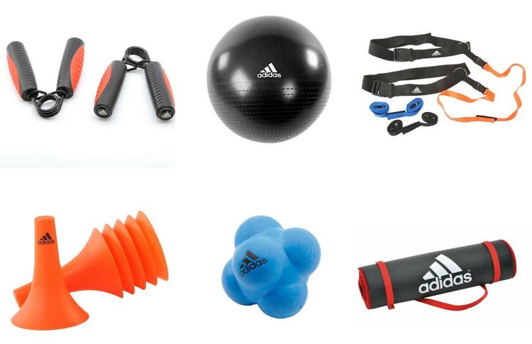 Adidas Fitness-materiaal toegepast op paddletennis