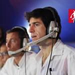 Mauri Andrini, en su debut como comentarista en inglés de World Pádel Tour