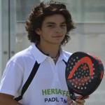 Curro Soriano: «Cierro mi etapa de Menores con la satisfacción de todos los éxitos y experiencias vividas» Curro Soriano, joven promesa del Herbalife Pádel Team