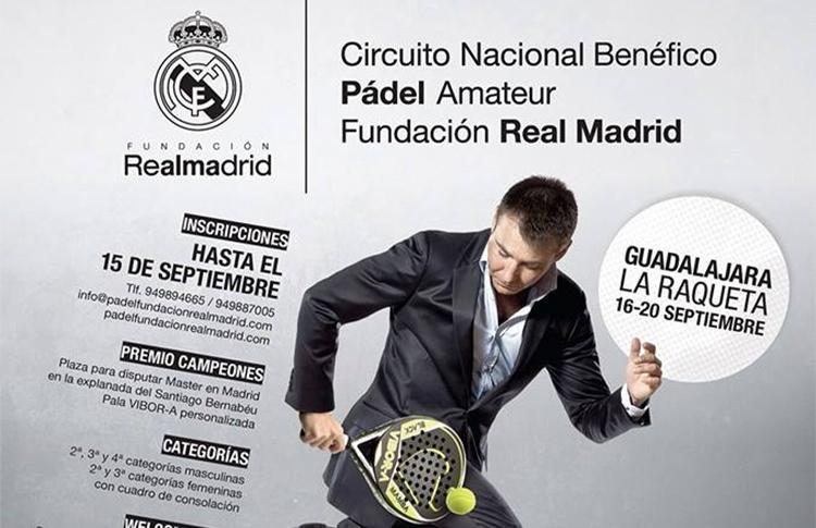 Plakat des Turniers, das der Förderkreis der Real Madrid Stiftung in Guadalajara halten wird