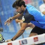 Nacho Gadea, en acción en la Previa Española del Dubai Padel Master