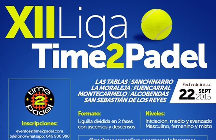 Poster della lega Time2Pádel