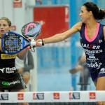 Marta Marrero y Alejandra Salazar, en el Estrella Damm Madrid Open