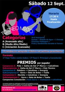 Poster do próximo torneio em La Solana