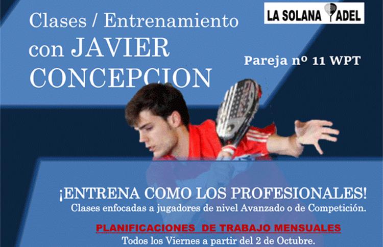 Clases de Javier Concepción en el Club La Solana