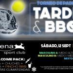 Cartel del próximo torneo de Time2Pádel en Arena Sport Club
