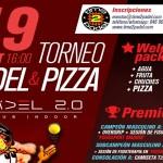 Pádel y pizzas, sorpresas de Time2Pádel en su visita a Padel 2.0 Cartel del Torneo de Time2Padel en Padel 2.0