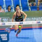 Semifinales femeninas de infarto en el Dubai Padel Master Alejandra Salazar, en acción en el Dubai Padel Master