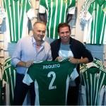 Paquito Navarro, junto a Gordillo, en una jornada inolvidable junto al Real Betis